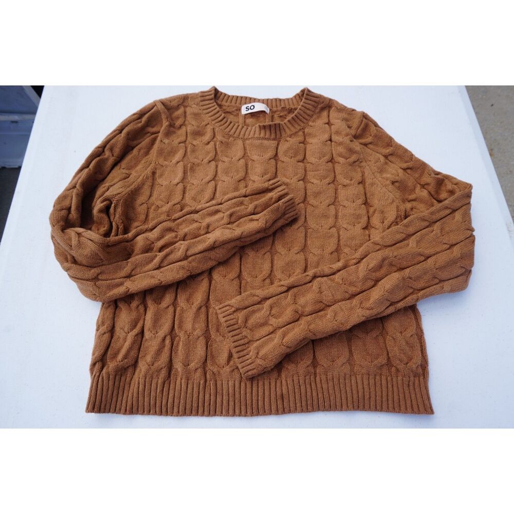 SO Brwon Sweater 2XL Festive Warm Winter Holiday Ready Cozy